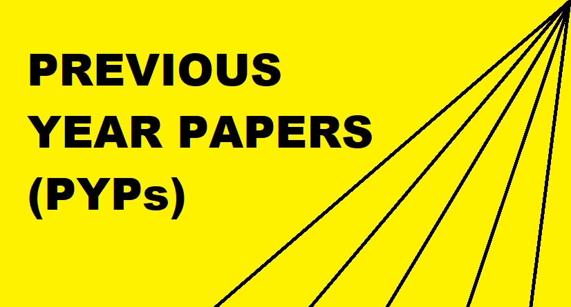 Previous Years Question Papers
